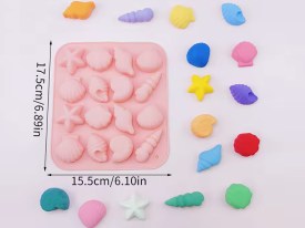 Molde silicona 16 caracoles